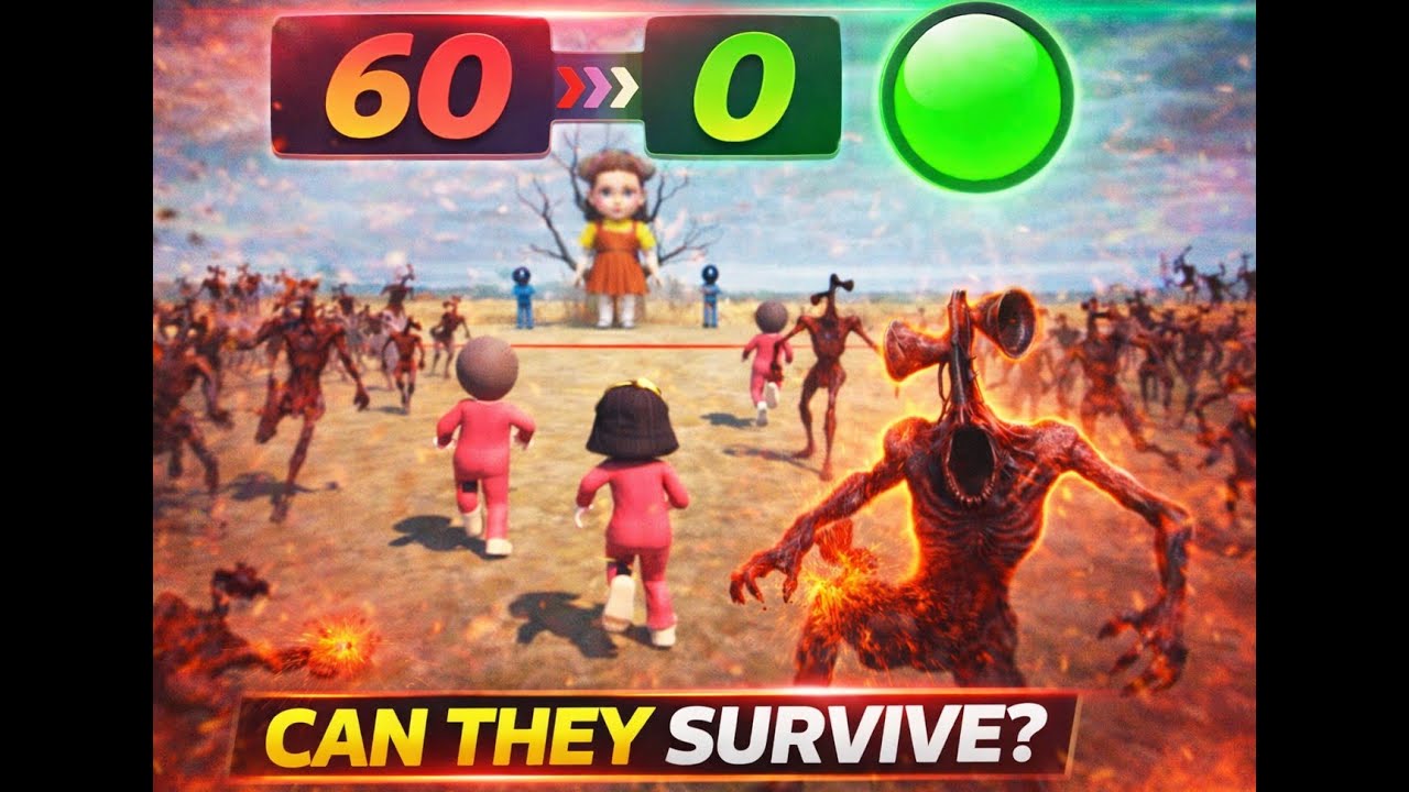 One Will Survive 😈 Squid Game LIVE🔴 Challenge | Timba Gaming