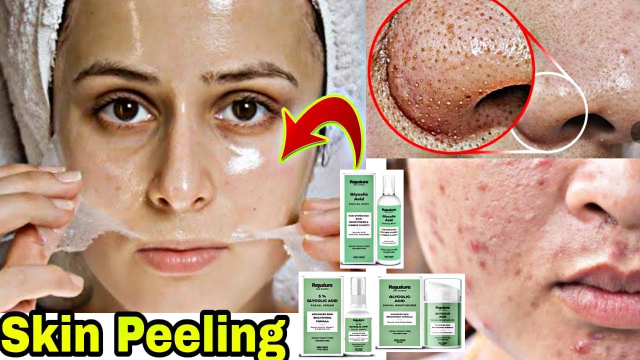 साफ और चमकती त्&zwj;वचा के लिए | Rejusure 5% Glycolic Acid Serum, Moisturizer & Facial Mist | Glass Skin