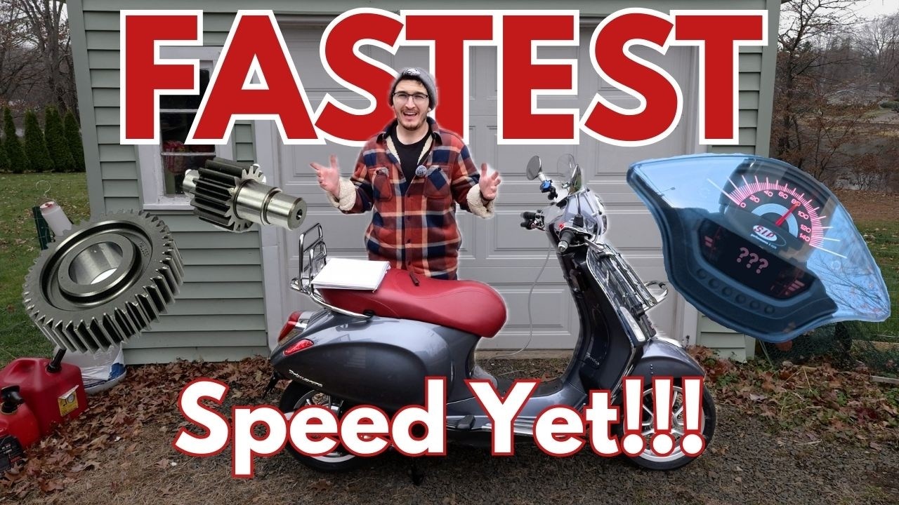 Самая быстрая Vespa получает ПЕРЕГРУЗКУ!!!