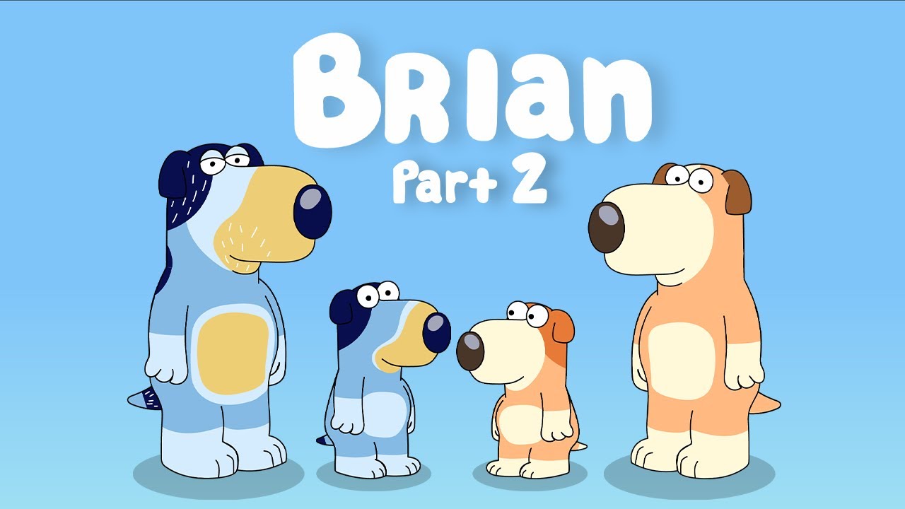 Bluey, но это Брайан из Гриффинов 2