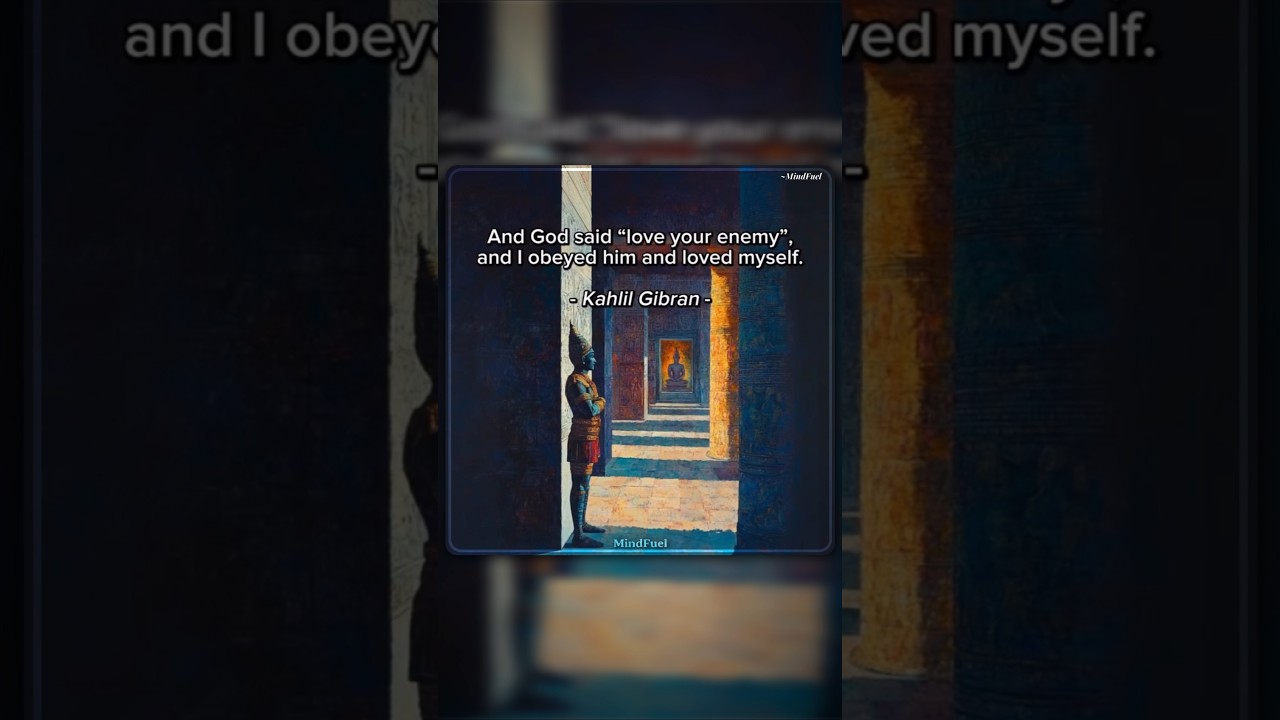 Love Your Enemy: Kahlil Gibran&rsquo;s Deepest Quote on Self-Acceptance