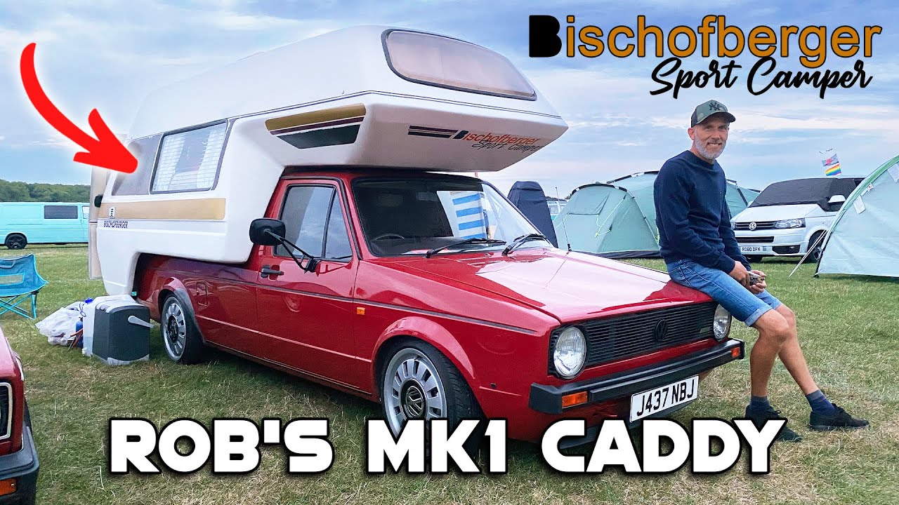 ROB'S 1991 VW MK1 CADDY + Bischofberger Sport Camper!