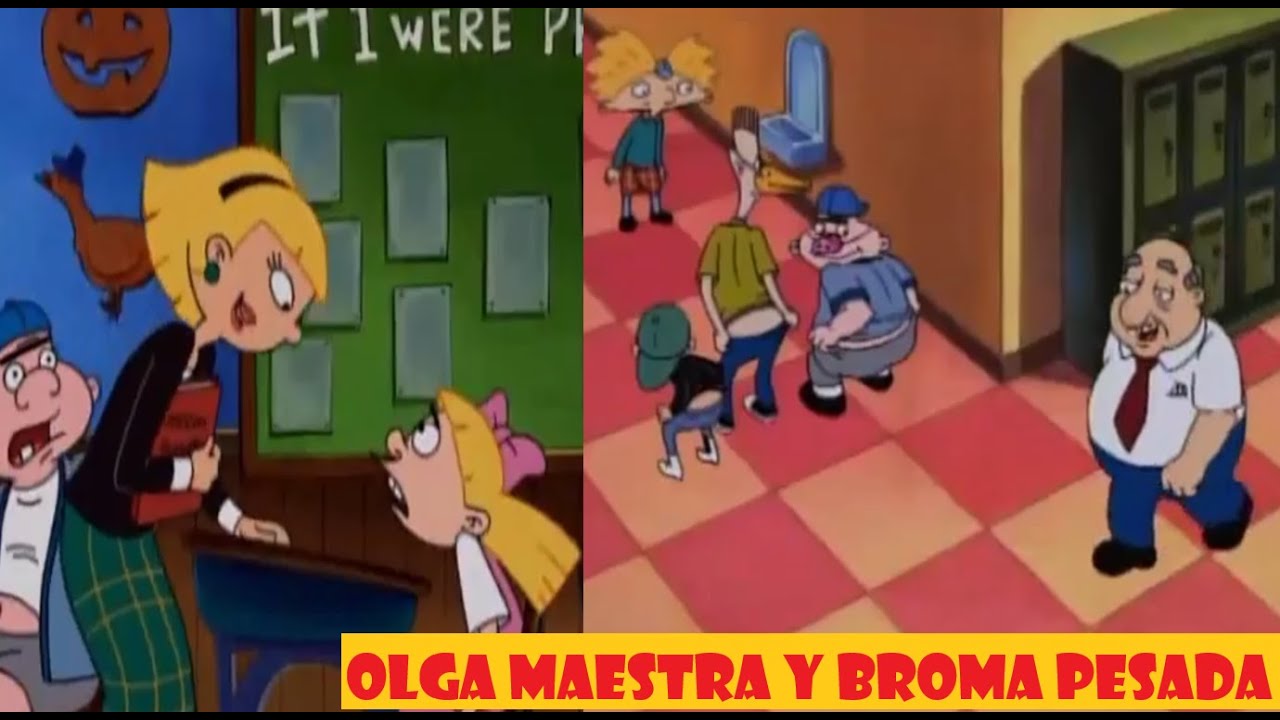 HEY ARNOLD BROMA PESADA Y OLGA ES MAESTRA | HEY ARNOLD REACCION