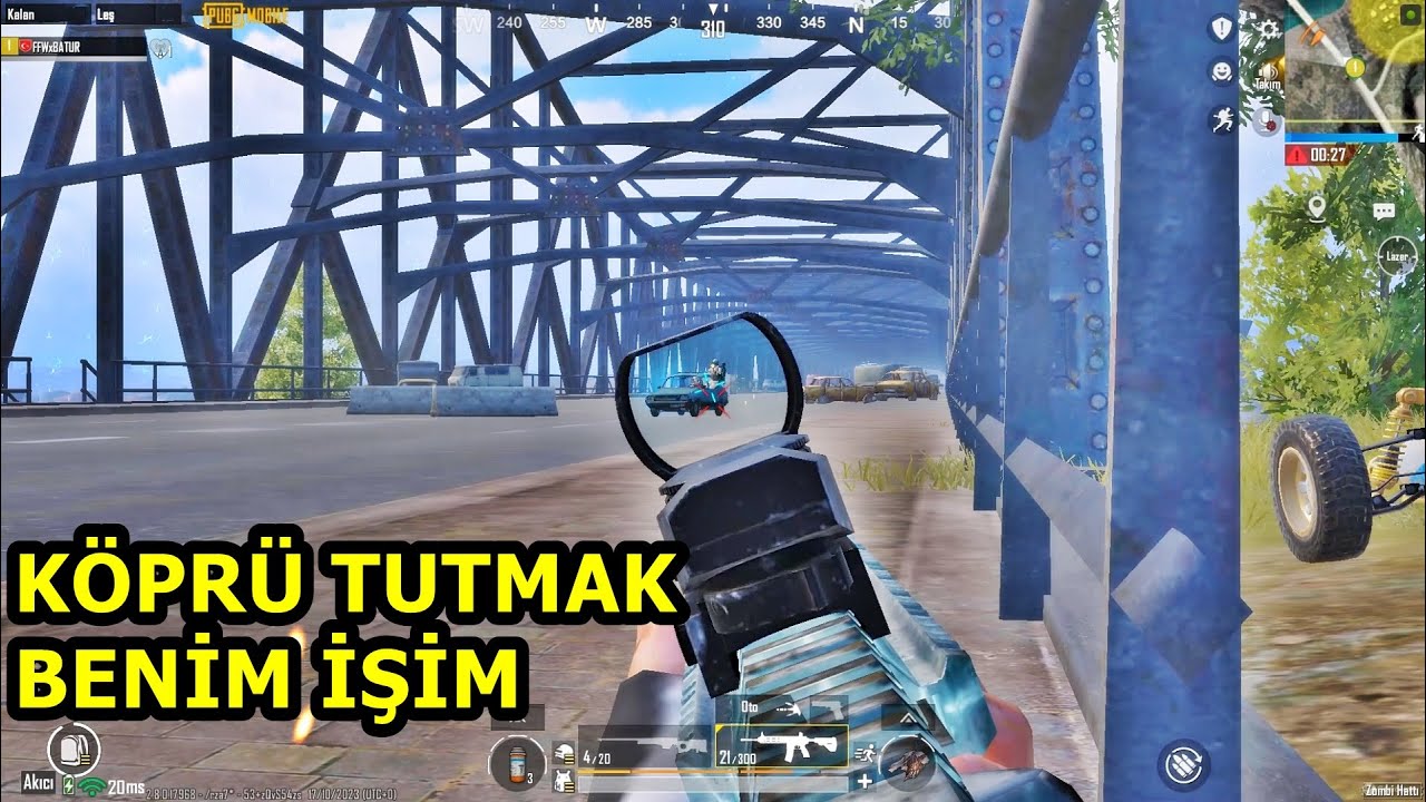 KÖPRÜ TUTMAK BENİM İŞİM ! EFSANE MAÇ SOLO VS SQUAD PUBG MOBİLE