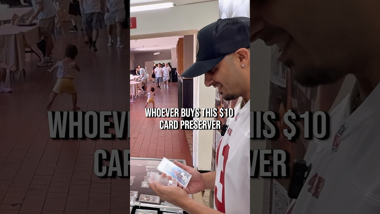 $110 JAYDEN DANIELS RC IS ON THE LINE! Who will buy my $10 sleeve w/ no card in it! 😂 #sportscards