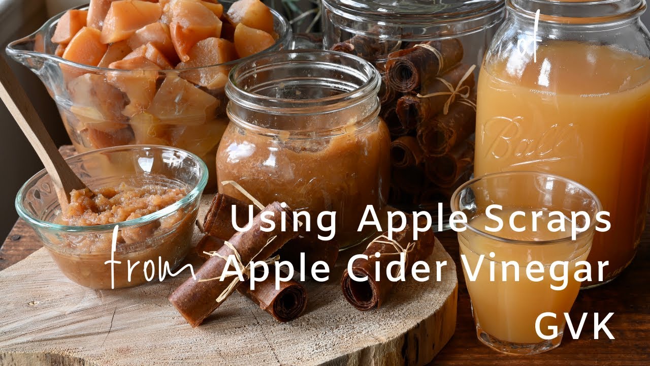 Using Apple Scraps from Apple Cider Vinegar