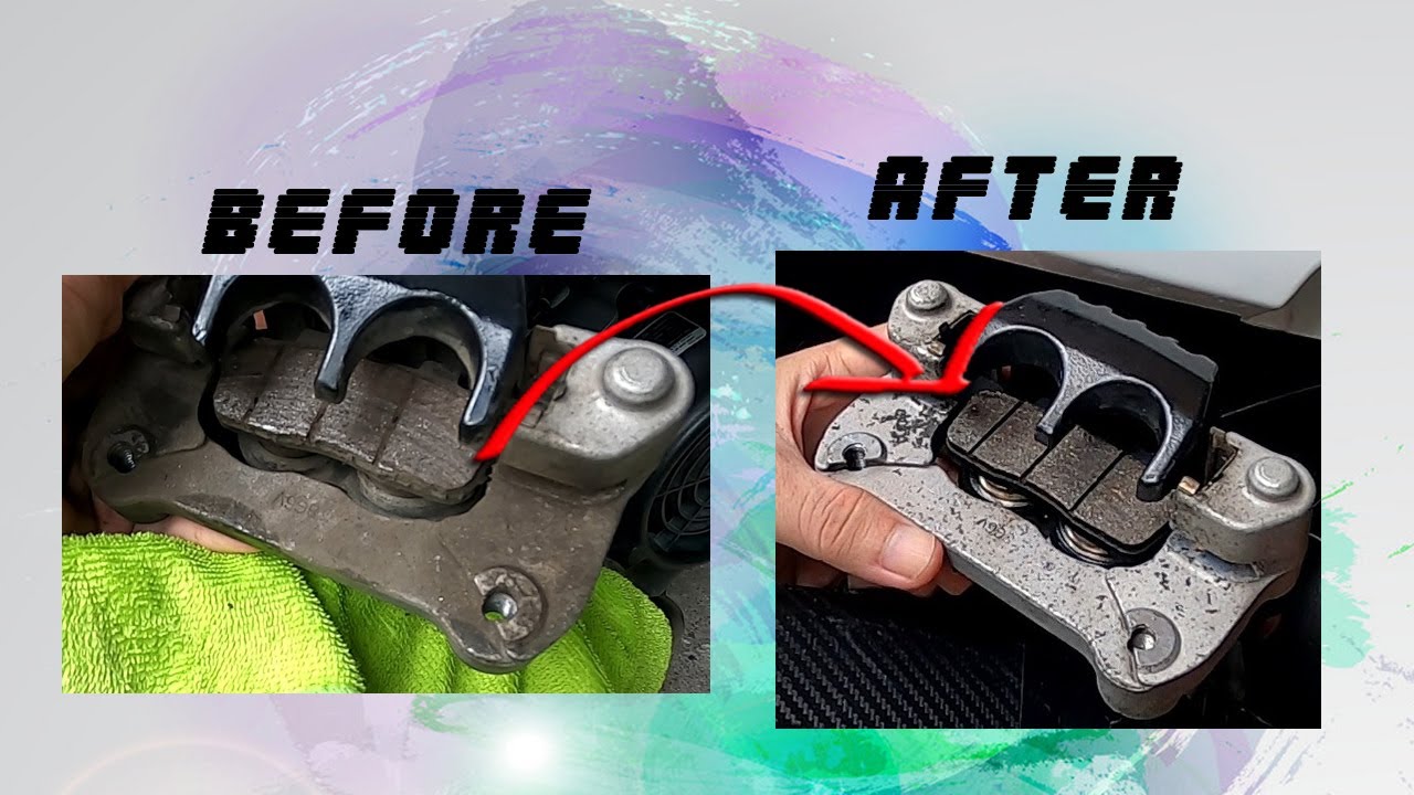 Rear Break Cleaning of my Kymco Like 150i (Part 2 DIY)