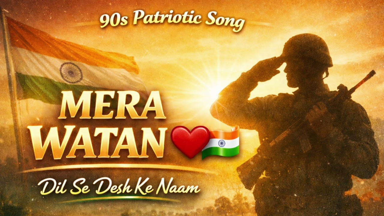 Mera vatan 90s patriotic song dil se desh ka naam #repbulicday #deshbhaktisongs #90s 