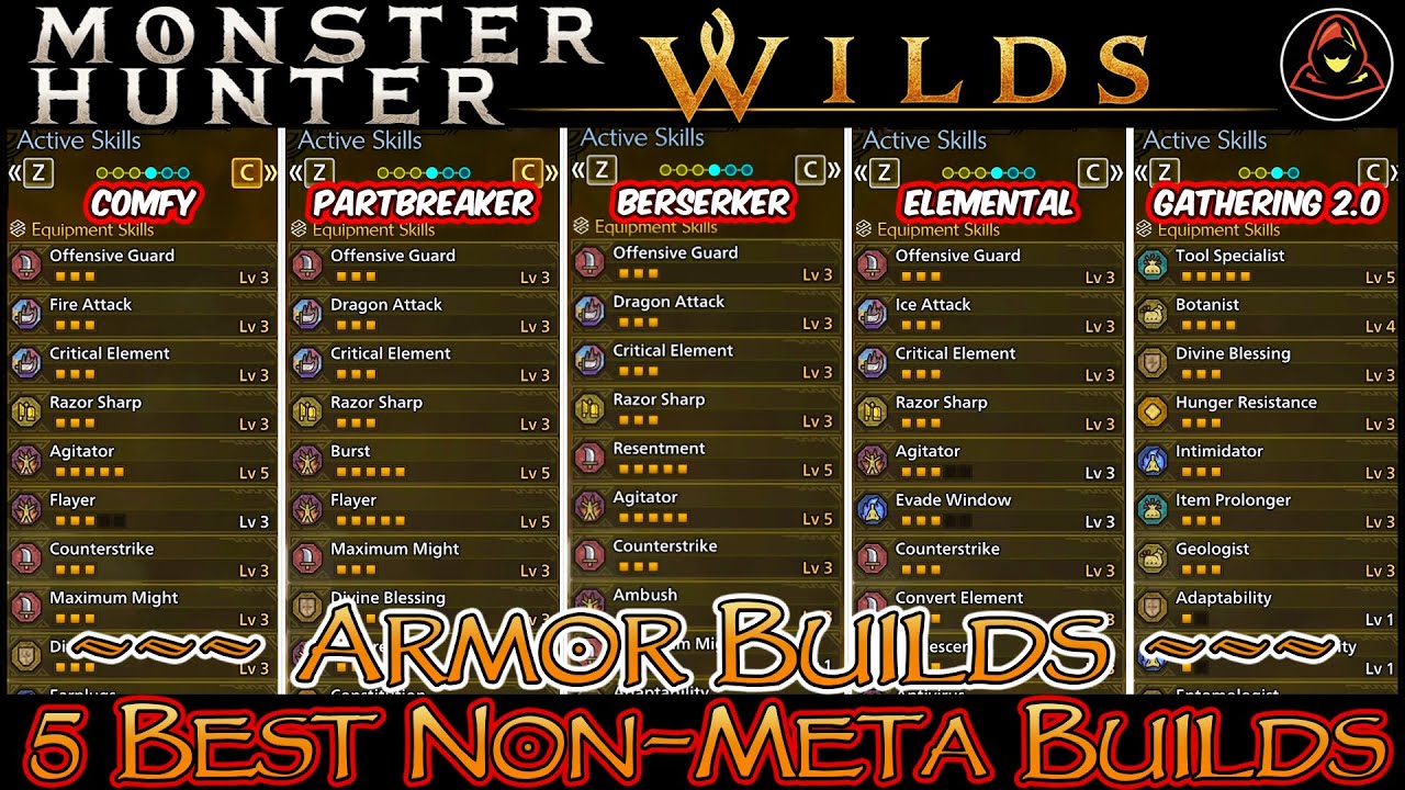 BREAK THE META! 5 Awesome Non-Meta Armor Builds | Monster Hunter Wilds