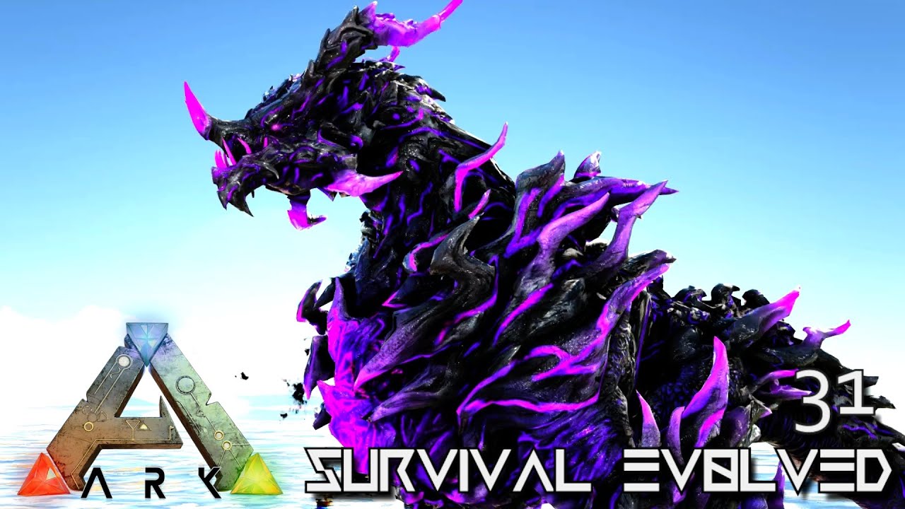 ARK: SURVIVAL EVOLVED - DRAGON GOD BLACK HEART GODLING !!! ETERNAL PROMETHEUS TUNGUSKA E31