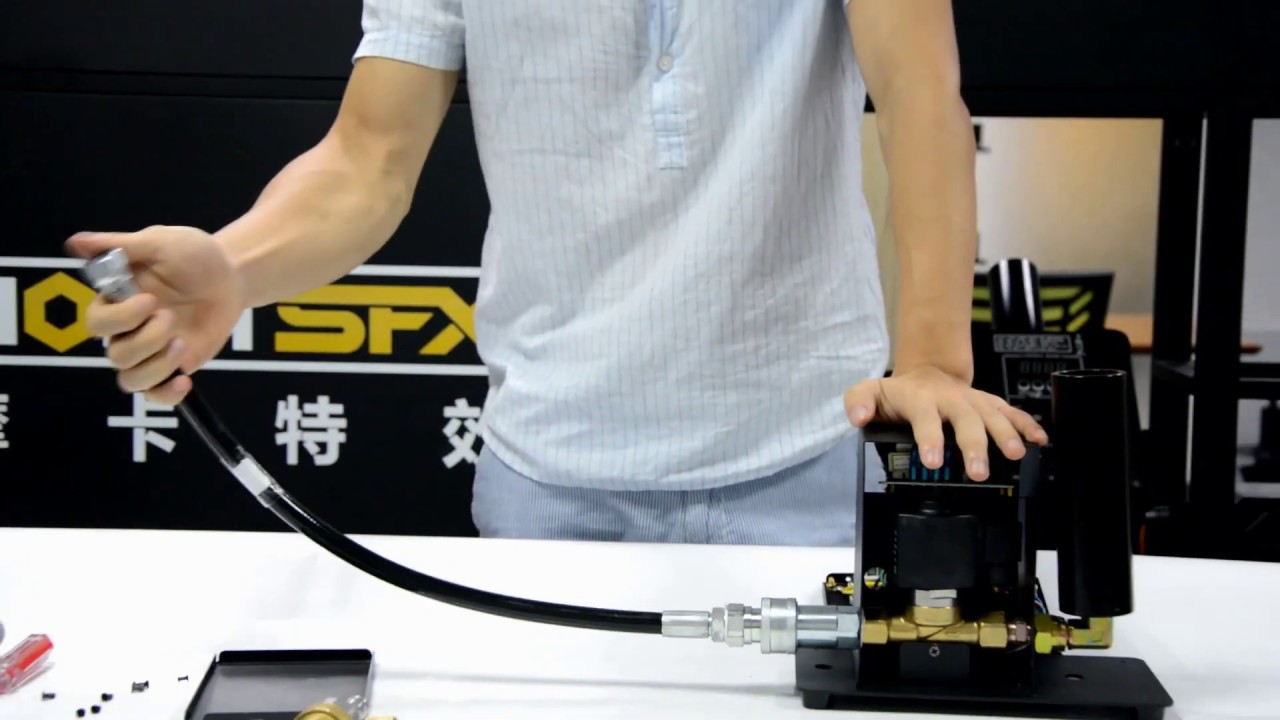 How does Co2 Jet Machine Working With Co2 Valve Solenoid