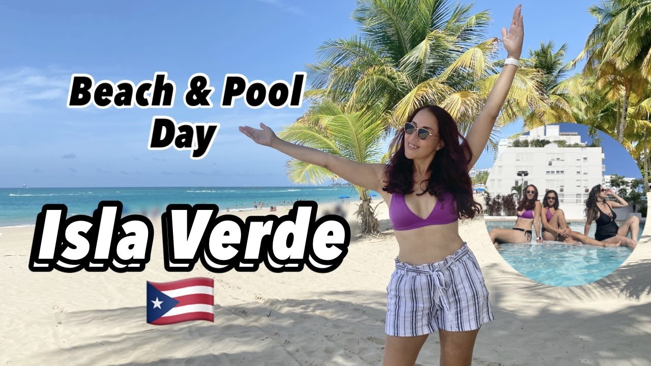 Family BEACH & POOL day in Isla Verde/Carolina, Puerto Rico