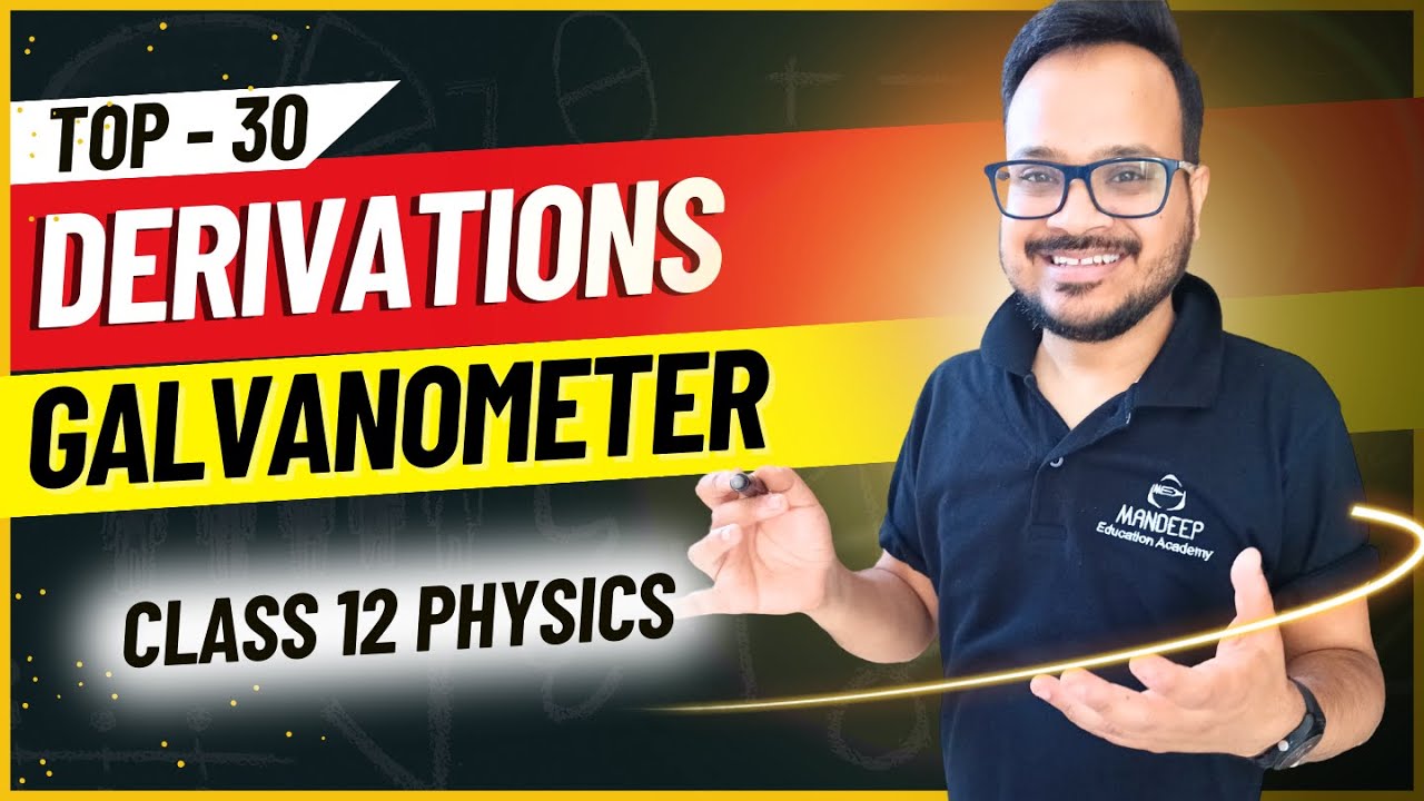 Moving Coil Galvanometer | Class 12 Physics Important Topics For CBSE Exam 2024