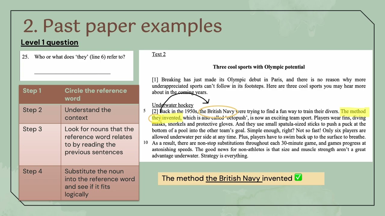DSE ENG Paper 1: Reference