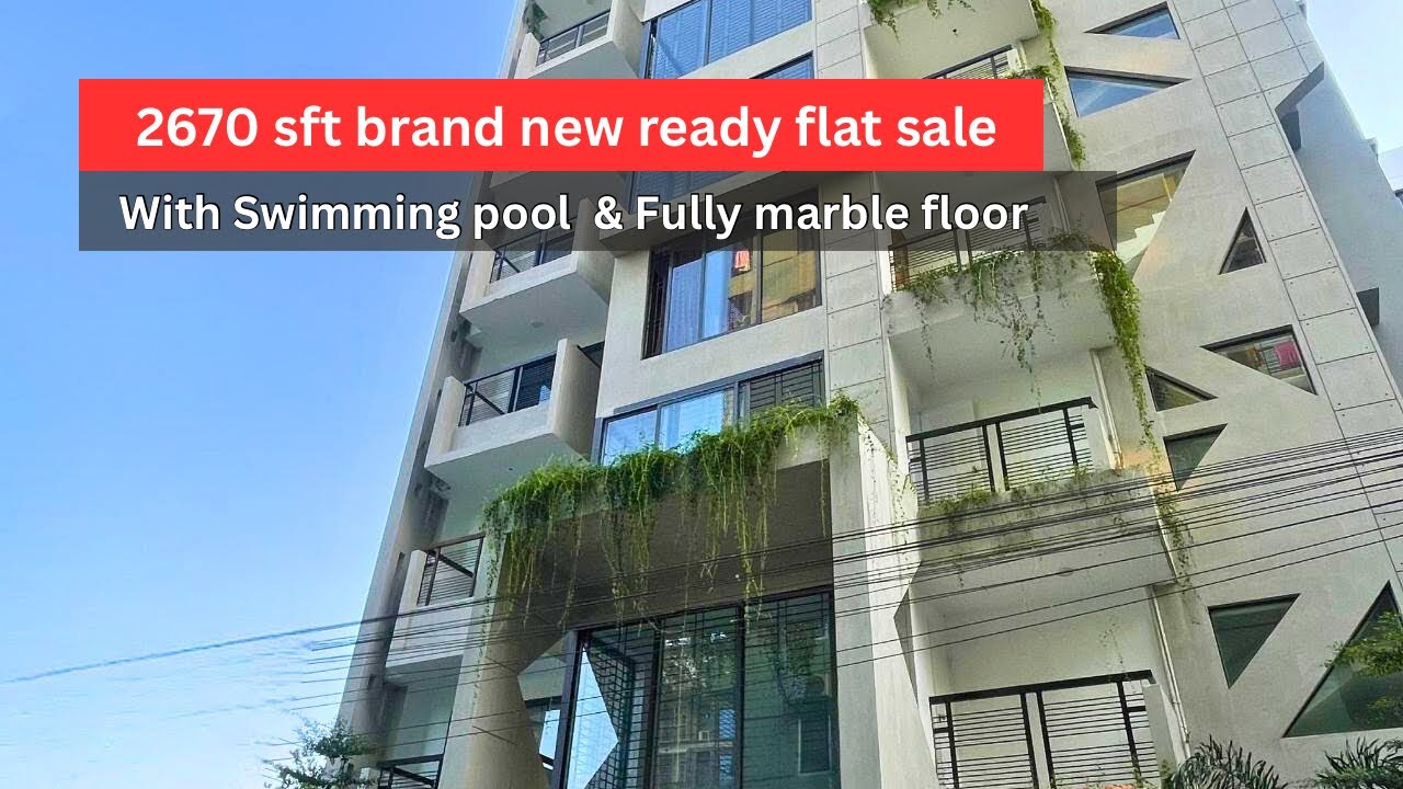 Bashundhara Flat Sale! Luxurious Ready Flat for Sale in Dhaka with Swimming Pool & Marble Floors!