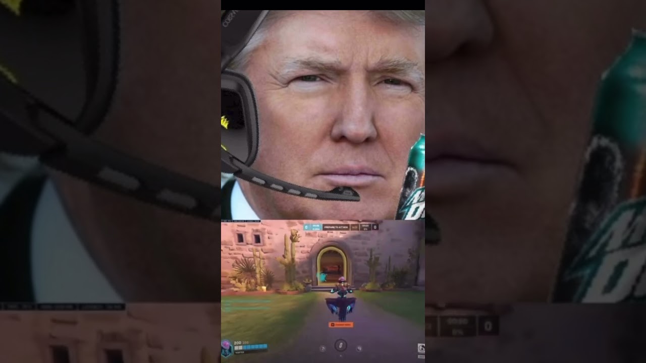 Trump and Biden play Overwatch #biden #trump #overwatch2 #presidentsplay #Bidenator