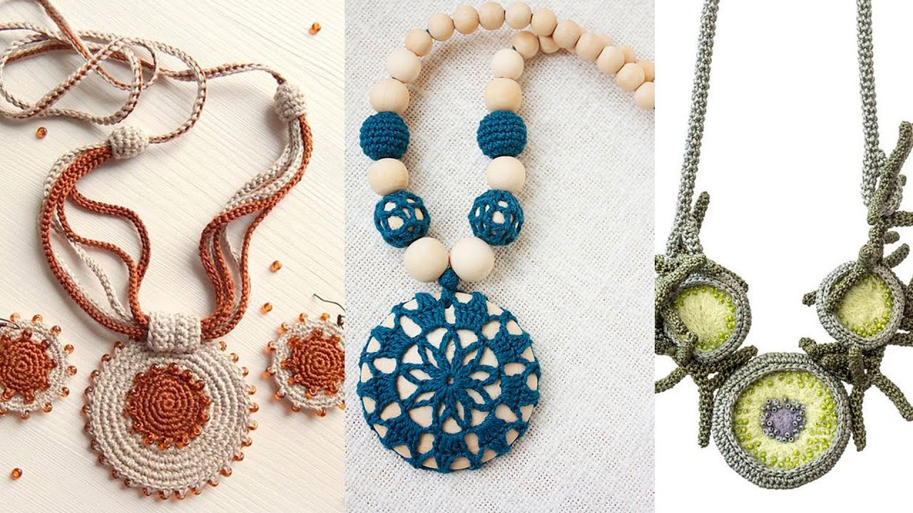 ESPECTACULARES 😍 Collares tejidos a crochet