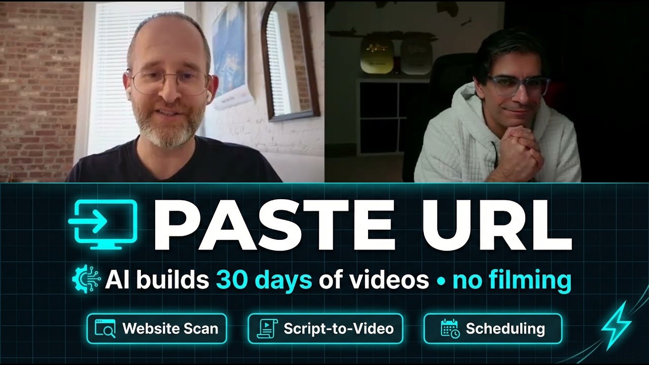 Paste a URL: AI Builds 30 Days of Videos (No Filming Needed)