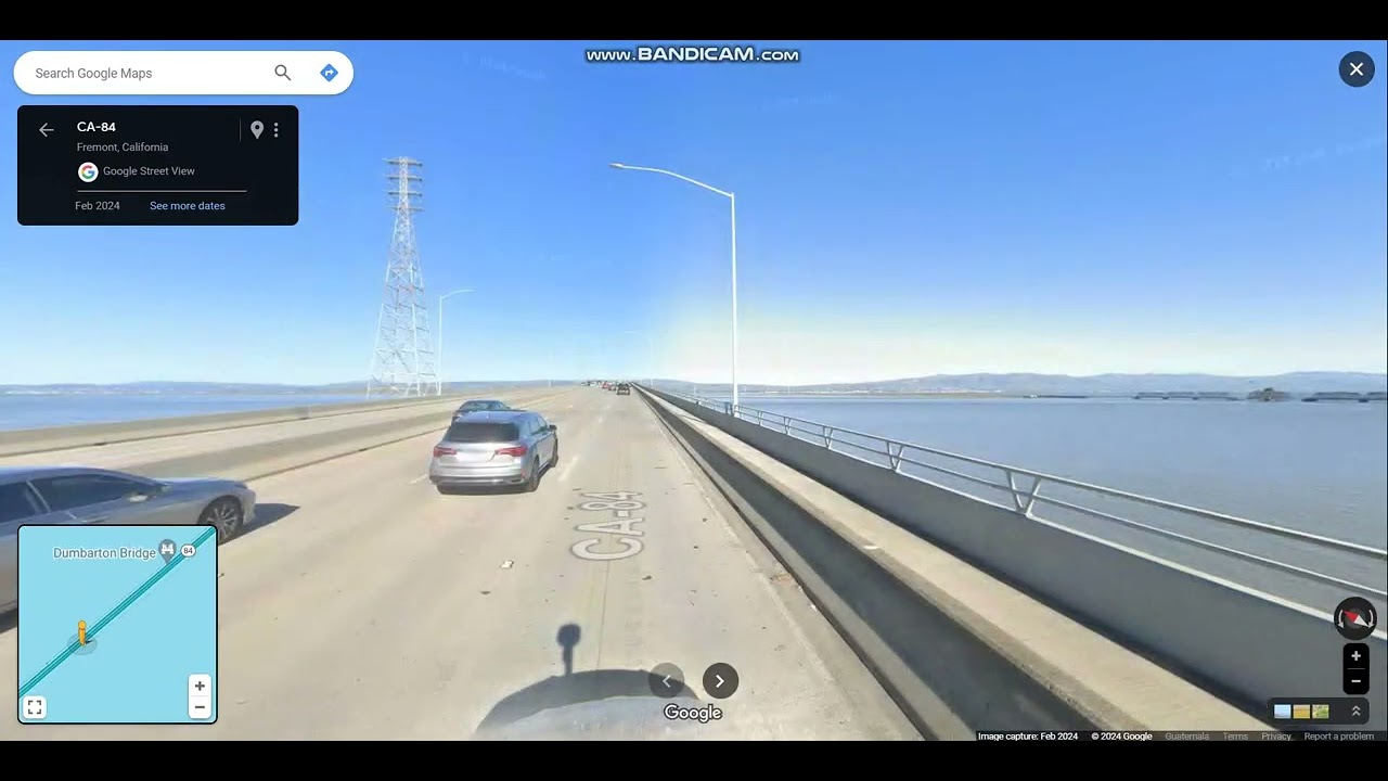 Dumbarton Bridge eastbound