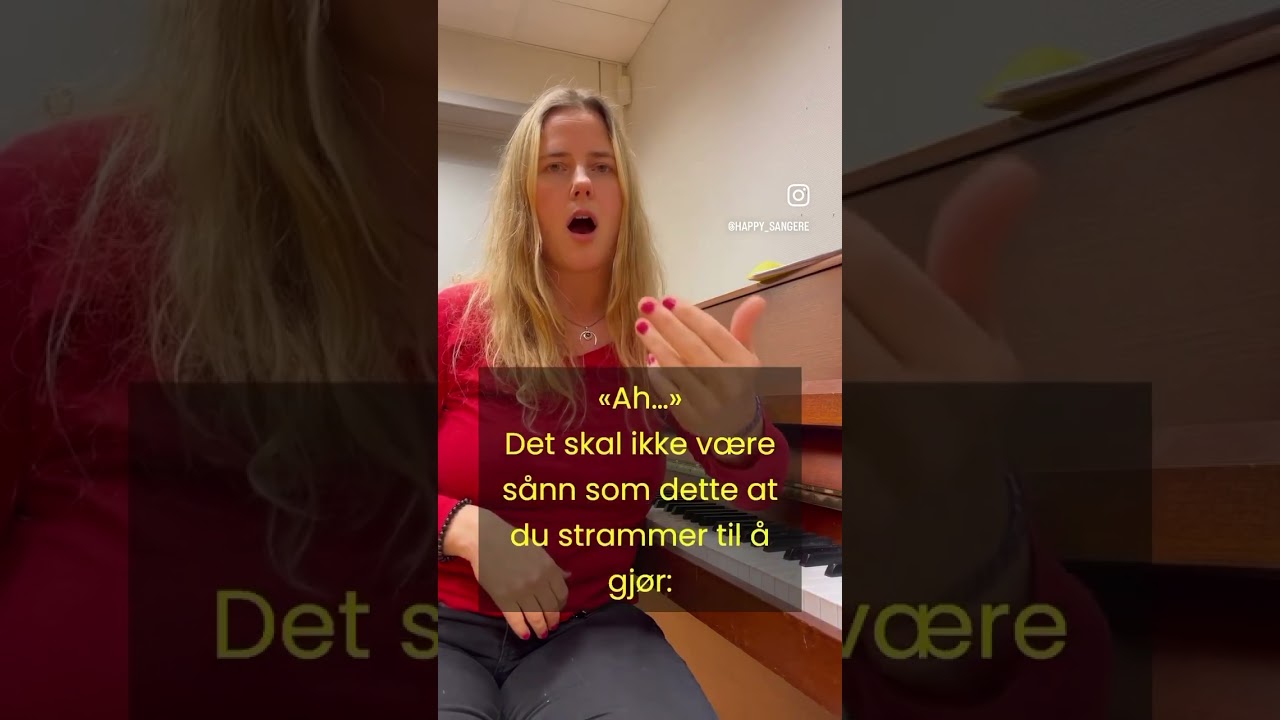 Sanger hjelp: video serie p&aring; tre deler- anspent, hes i stemmen? Del 3