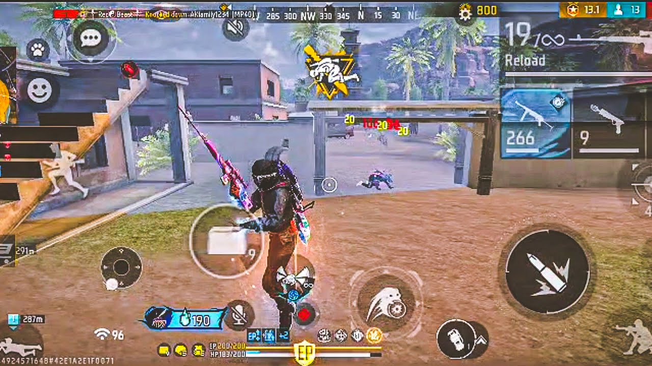 Free Fire BR Rank – 16 Kill Kalahari 🦂 Random Squad Carnage