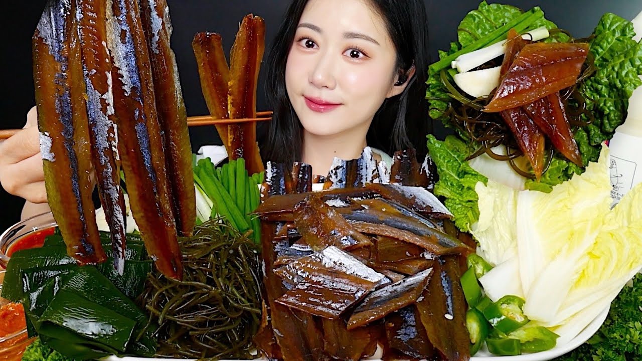 겨울엔 역시 과메기😘쫀독한 과메기 먹방✨ Gwamegi クァメギ | Mukbang ASMR