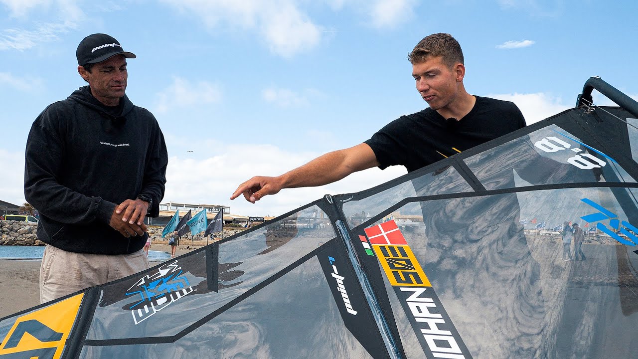 Foil Sail Tuning Secrets with PWA Champions Johan Soe & Andrea Cucchi | Windsurf Tutorial