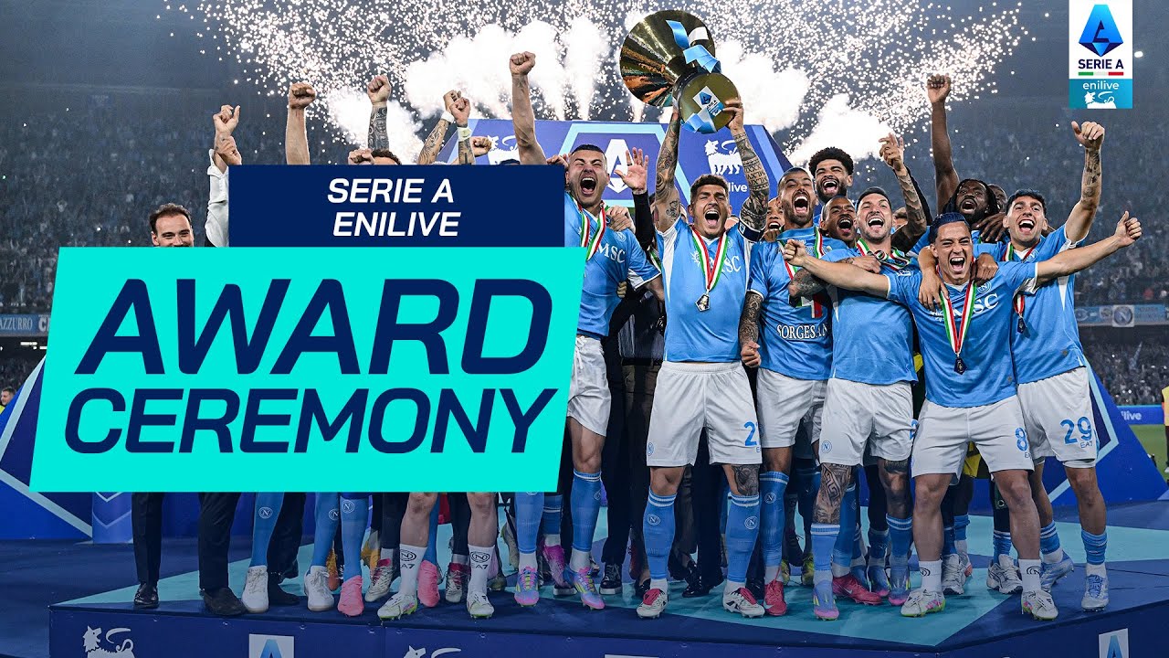 Napoli Are Crowned Champions! | Trophy Ceremony | Serie A 2024/25