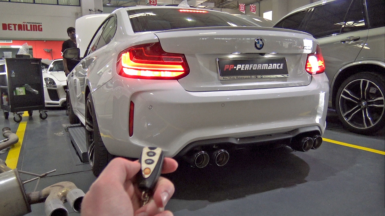 BMW M2 F87 STOCK vs Fi EXHAUST! LOUD REVS!