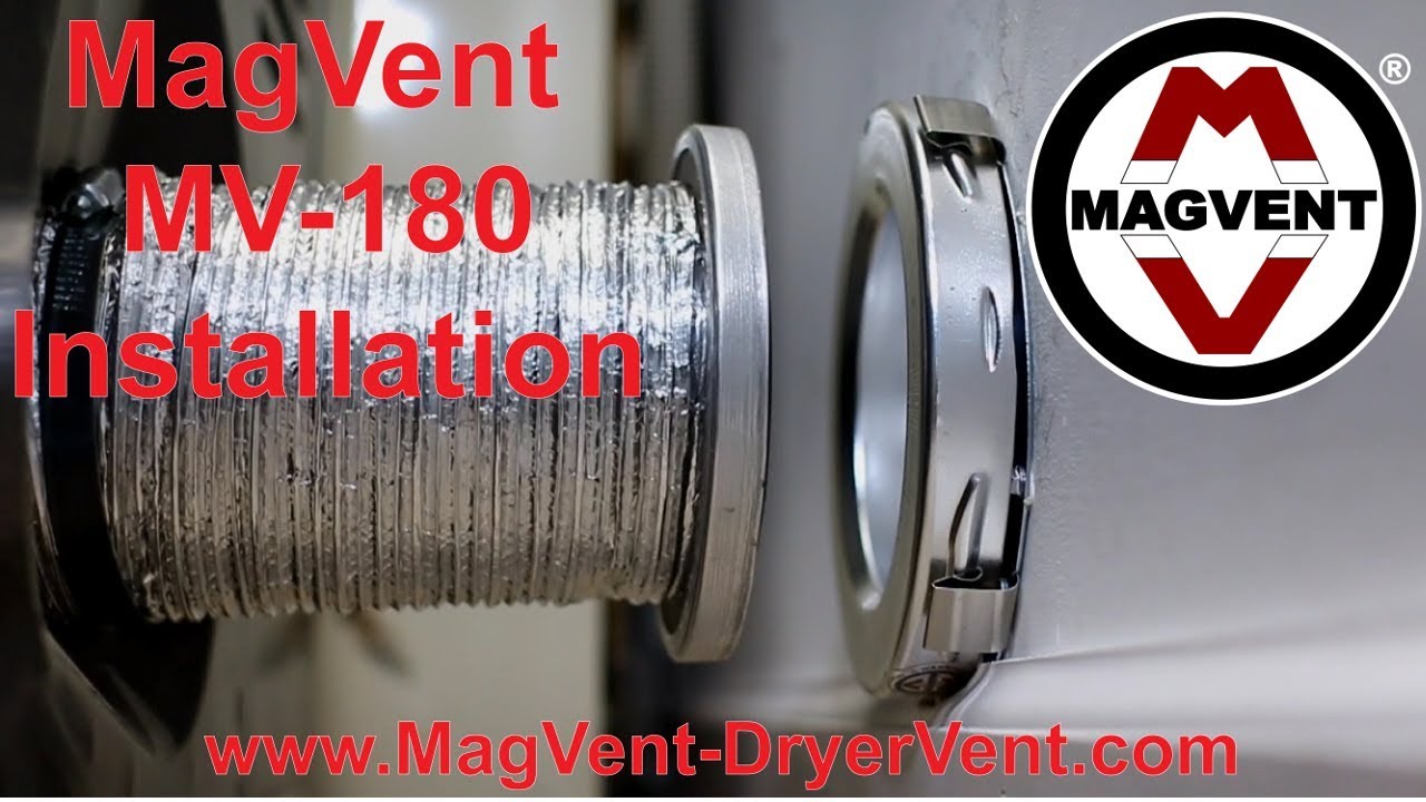 MagVent MV-180 Dryer Vent Installation