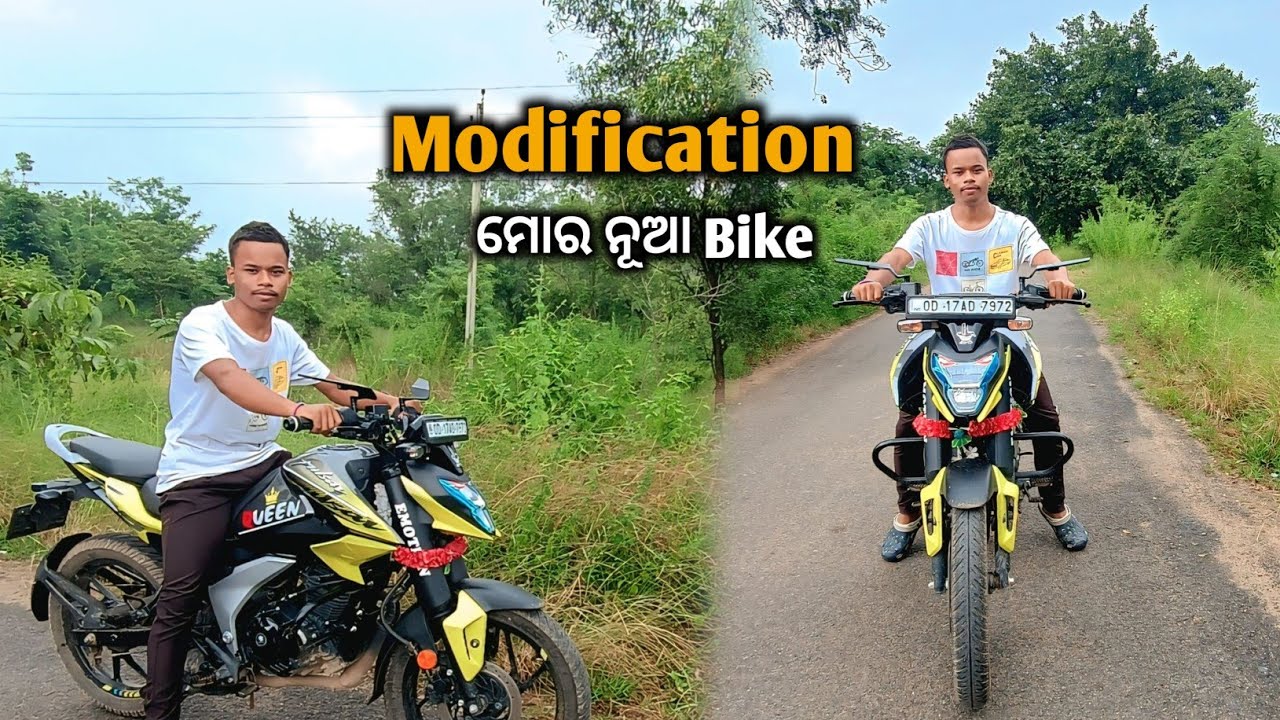 My New Bike Bajaj Pulsar N125 Modification / Mor Nua Bike Modification Karli 