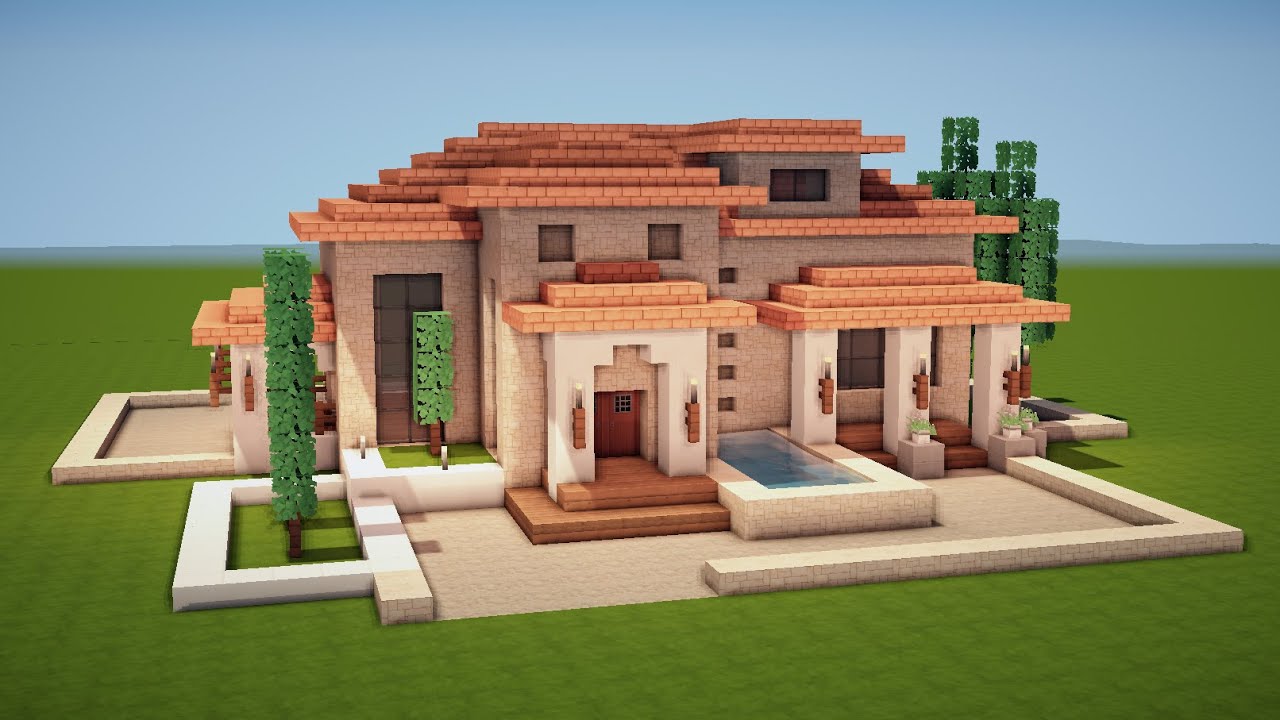 ITALIENISCHE VILLA in MINECRAFT bauen TUTORIAL [HAUS 236]