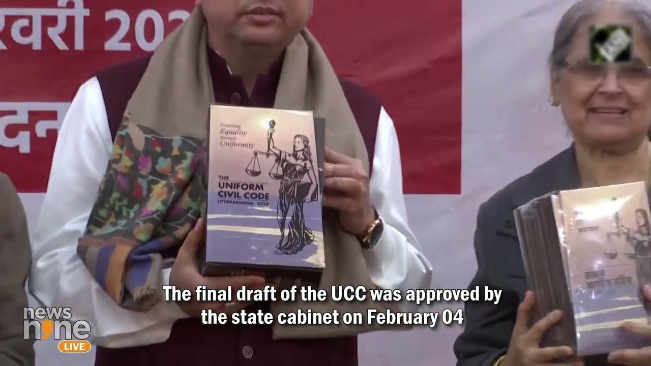 Uttarakhand CM Tables Uniform Civil Code (UCC) Bill in Assembly Amid Enthusiastic Slogans | News9