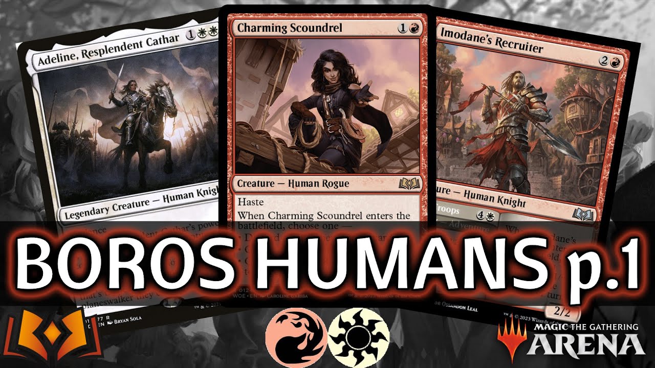 🔴⚪ Boros Humans, part 1 | MTG Arena | Explorer | BO3 | Wilds of Eldraine