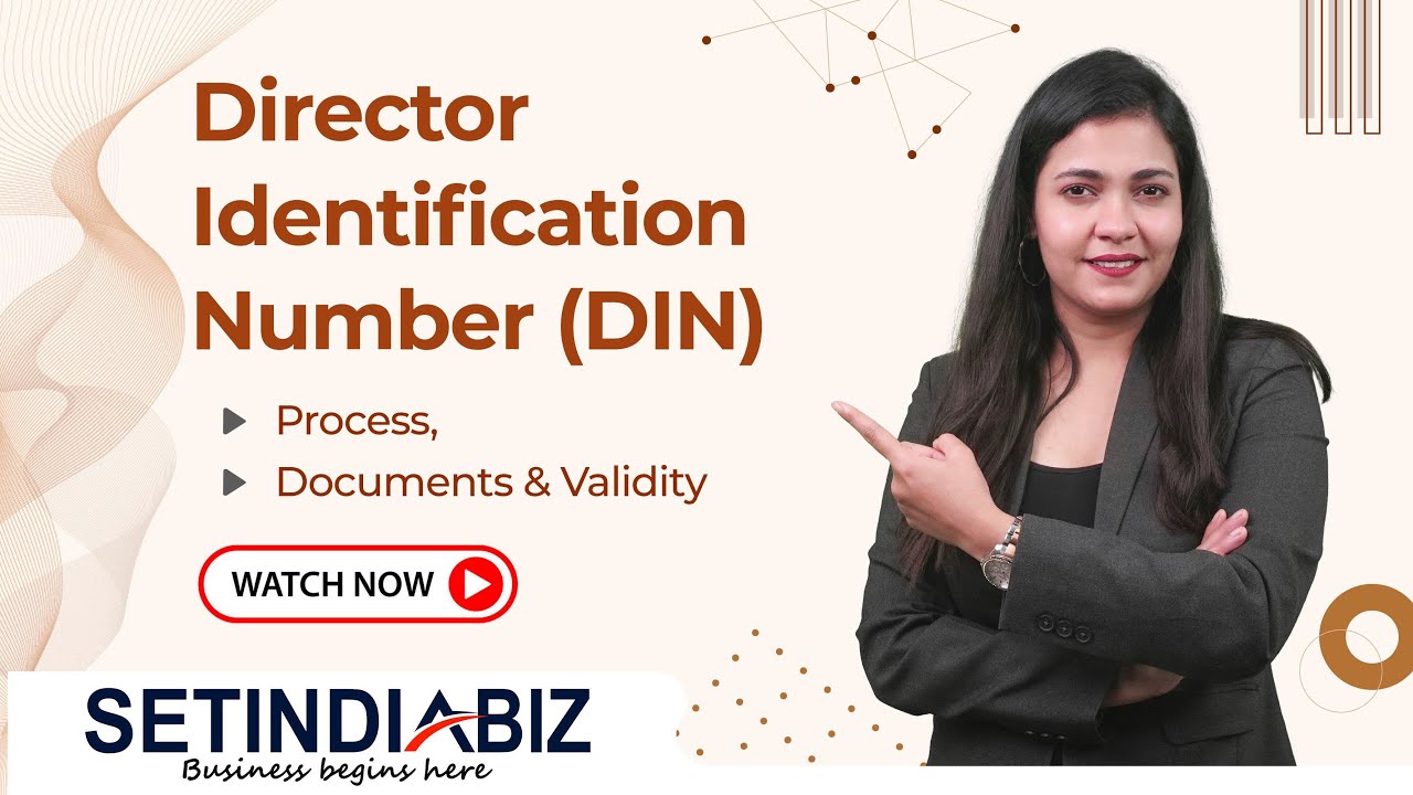 📋 How to Apply for DIN Online? Step-by-Step Guide | Documents & Fees | Setindiabiz