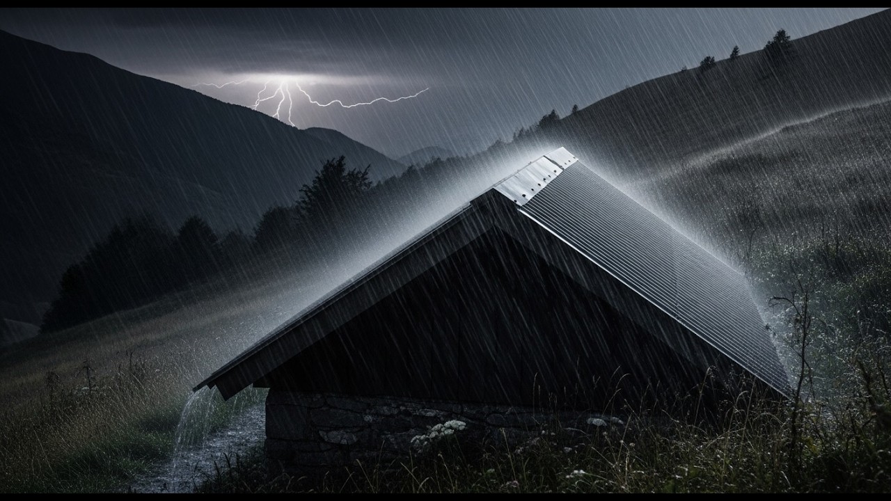 Gentle Rain Sounds at Night for Deep Sleep, Relaxation, Meditation and Stress Relief