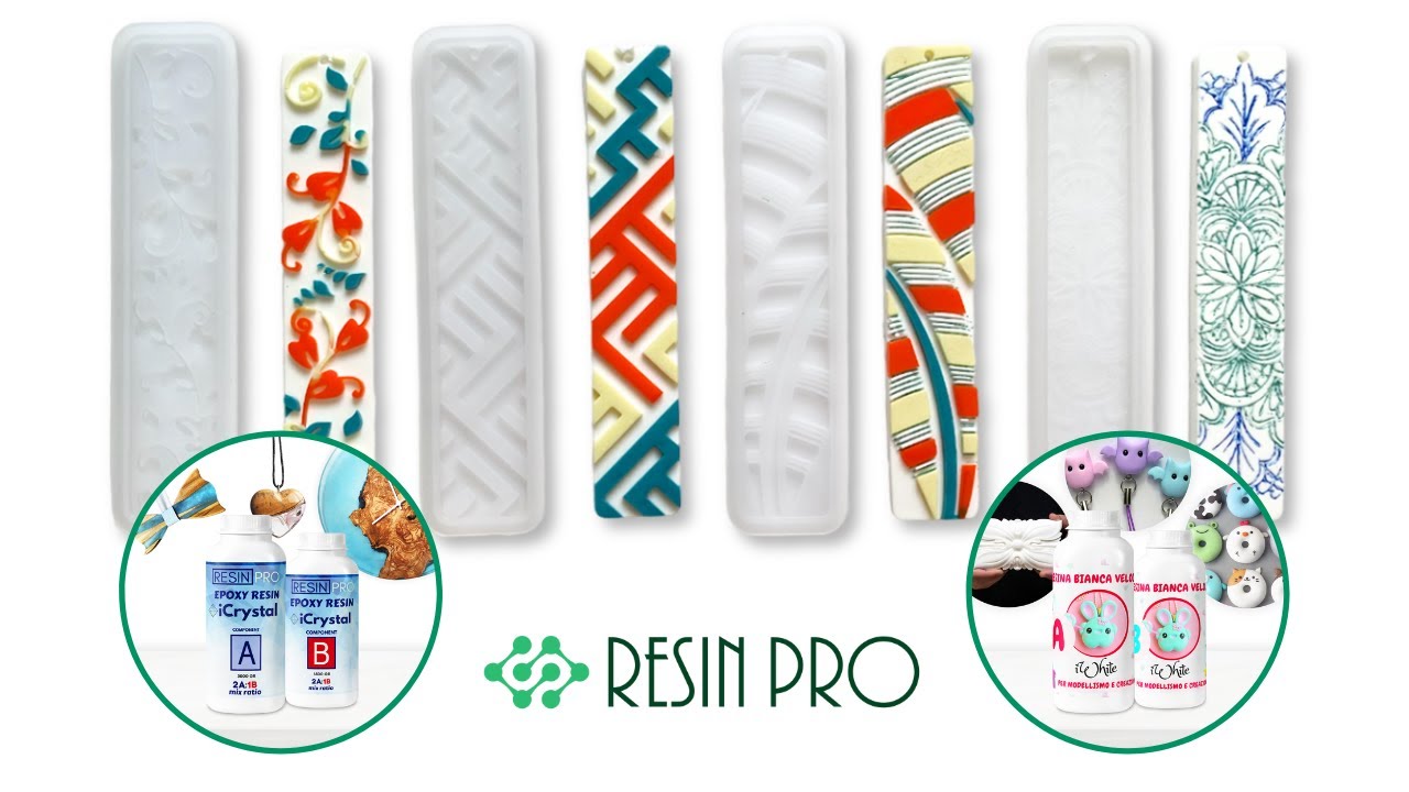 Cómo crear 4 marcapáginas con moldes de silicona y resinas de Resin Pro