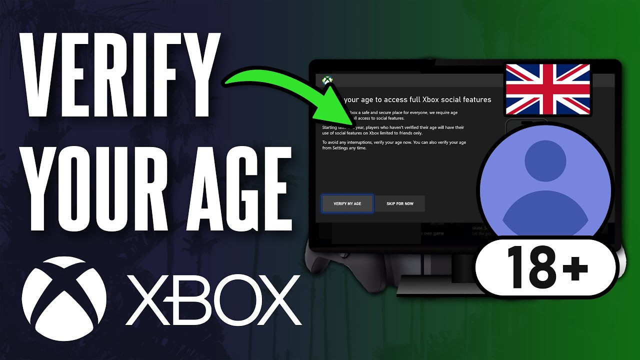 Как подтвердить свой возраст на Xbox Series X|S или Xbox One