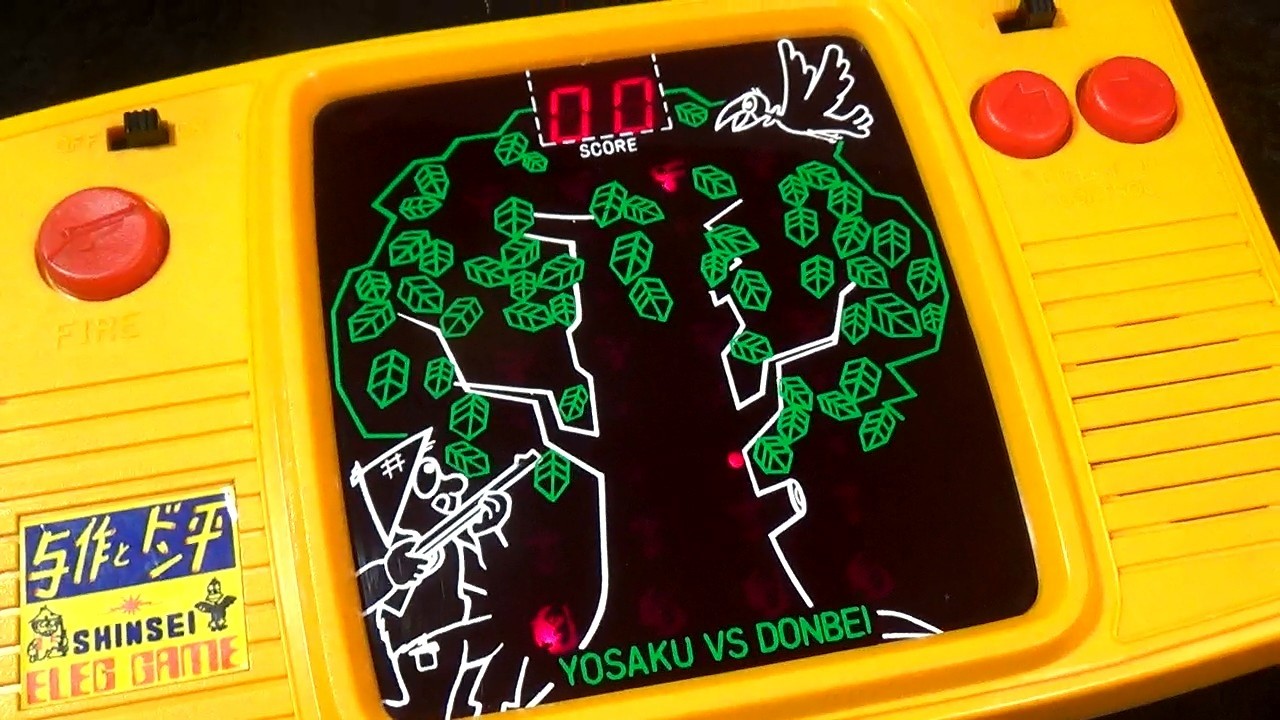 【ＬＥＤゲーム】シンセイ 与作とドン平 カラス シューティング 和風 インベーダー  shinsei Yosaku To Donbei gama japan toys ブラゼ