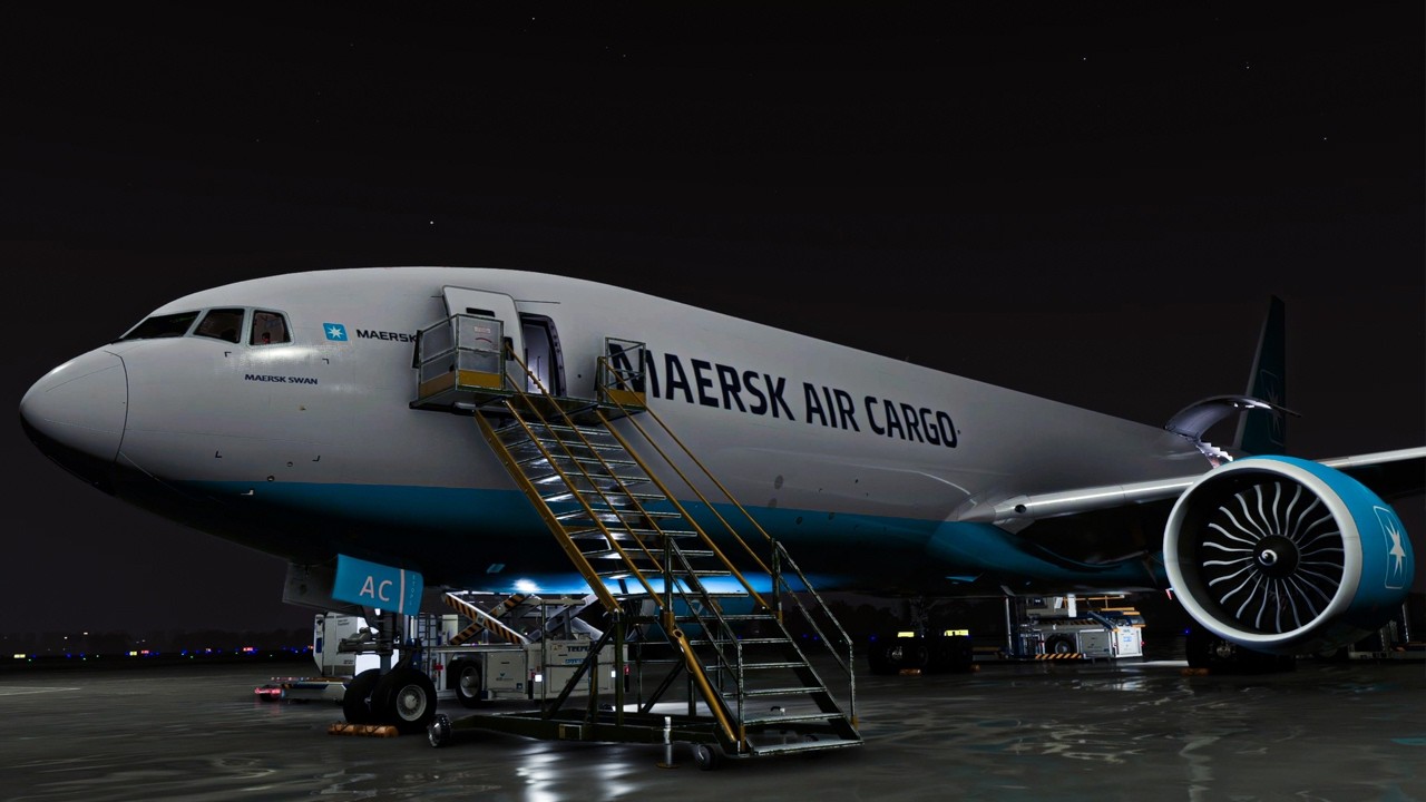 Heavy Cargo Across Continents | Maersk B777F to China | Microsoft Flight Simulator