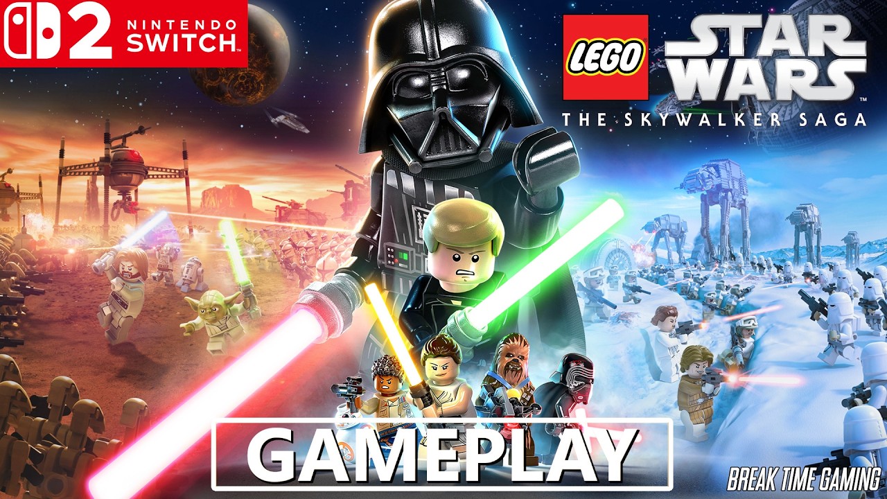 Игровой процесс Lego Star Wars The Skywalker Saga на Nintendo Switch 2