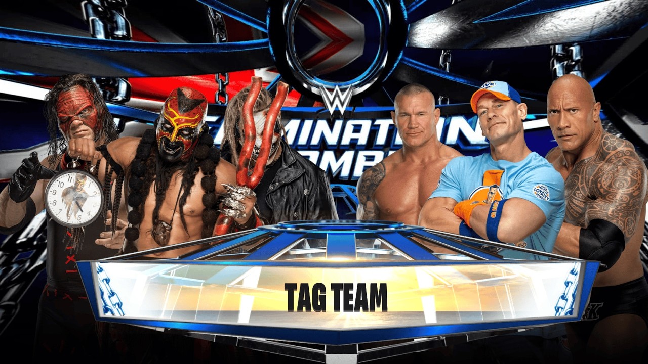 FULL MATCH - KANE & BOOGEYMAN & BRAY WYATT VS RANDY ORTON & JOHN CENA & THE ROCK