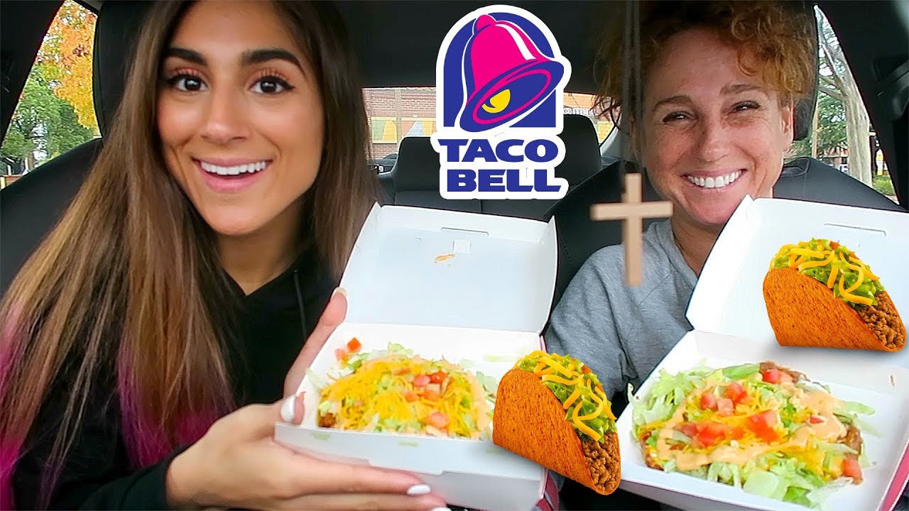 TACO BELL MUKBANG С MOMMA BUNNIES! | СЕКРЕТНОЕ МЕНЮ ОСТРЫХ ТОСТАД