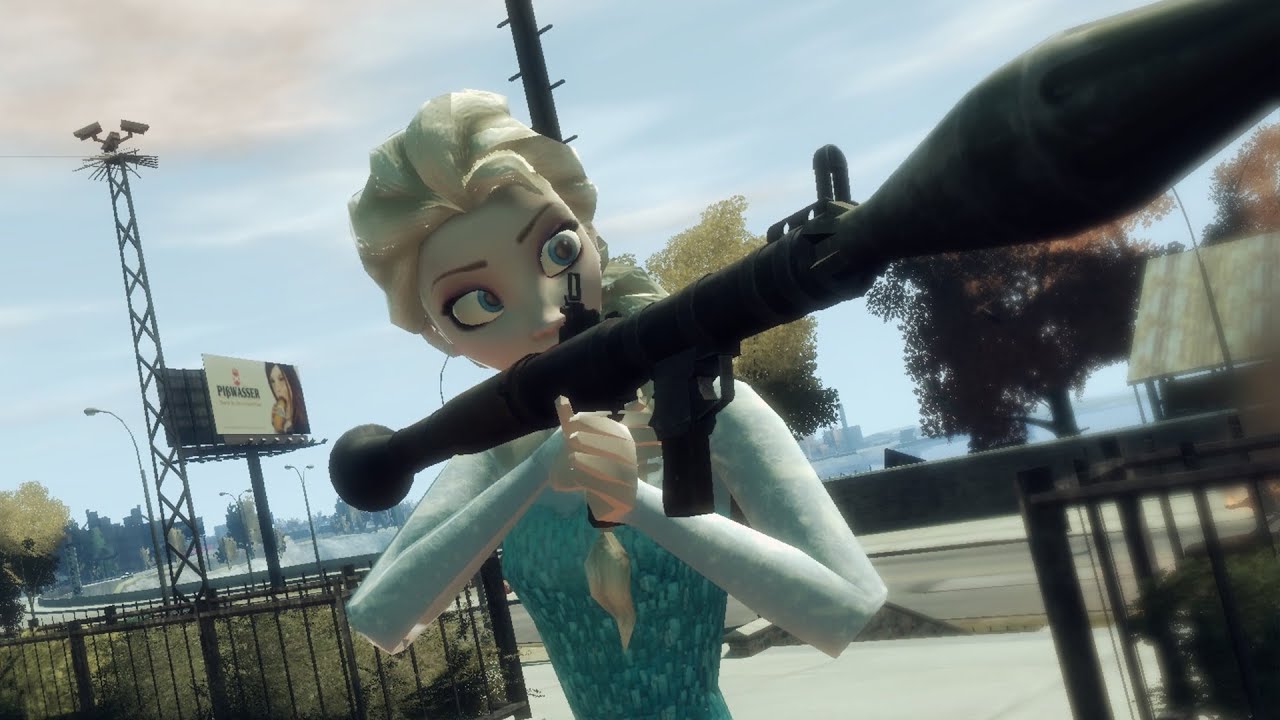 GTA IV : Queen Elsa of Arendelle (Frozen) EXAM Situation!!!