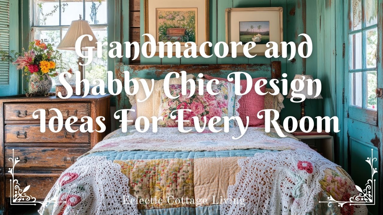 Eclectic Cottage Living: Grandmacore and Shabby Chic Design Ideas For Every Room