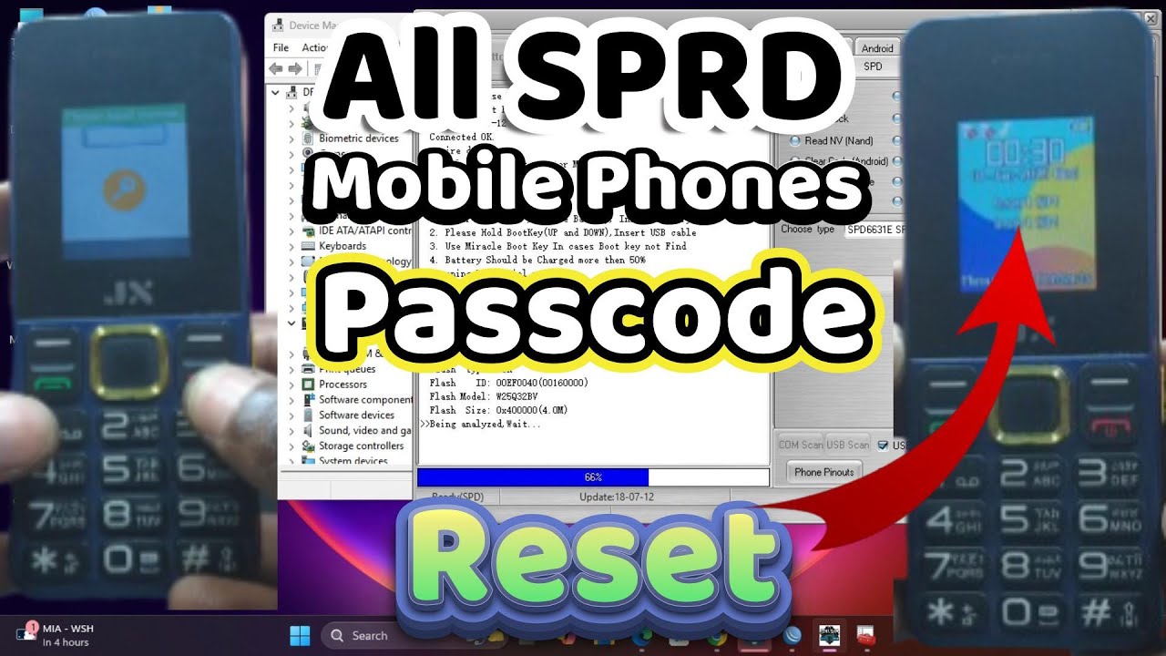 Best SPRD Mobile Phone Password Reset Tool. Best Miracle Box SPD Drivers Mobile Passcode Reset 2025