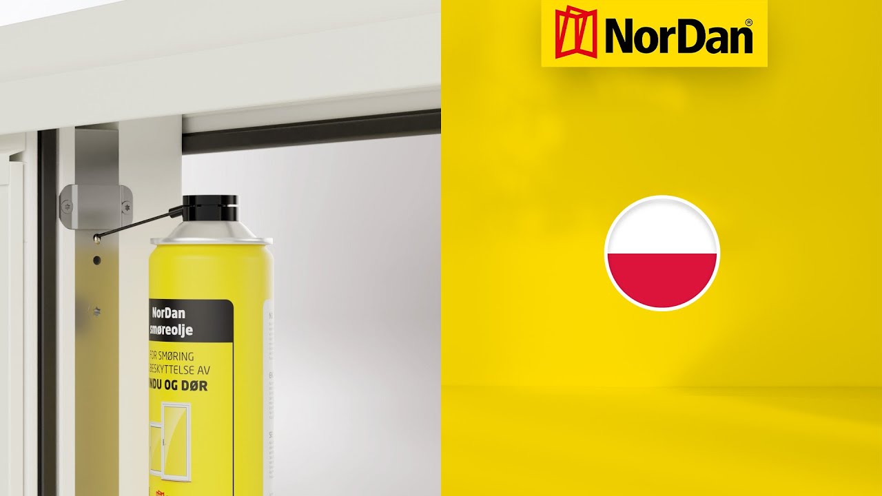 Konserwacja: Smarowanie okuć w drzwiach przesuwnych NorDan NTech