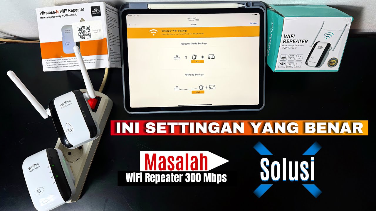 Cara Setting Wifi repeater / Penguat Sinyal Yang Benar || Wifi Repeater Tidak Terdeteksi Di HP
