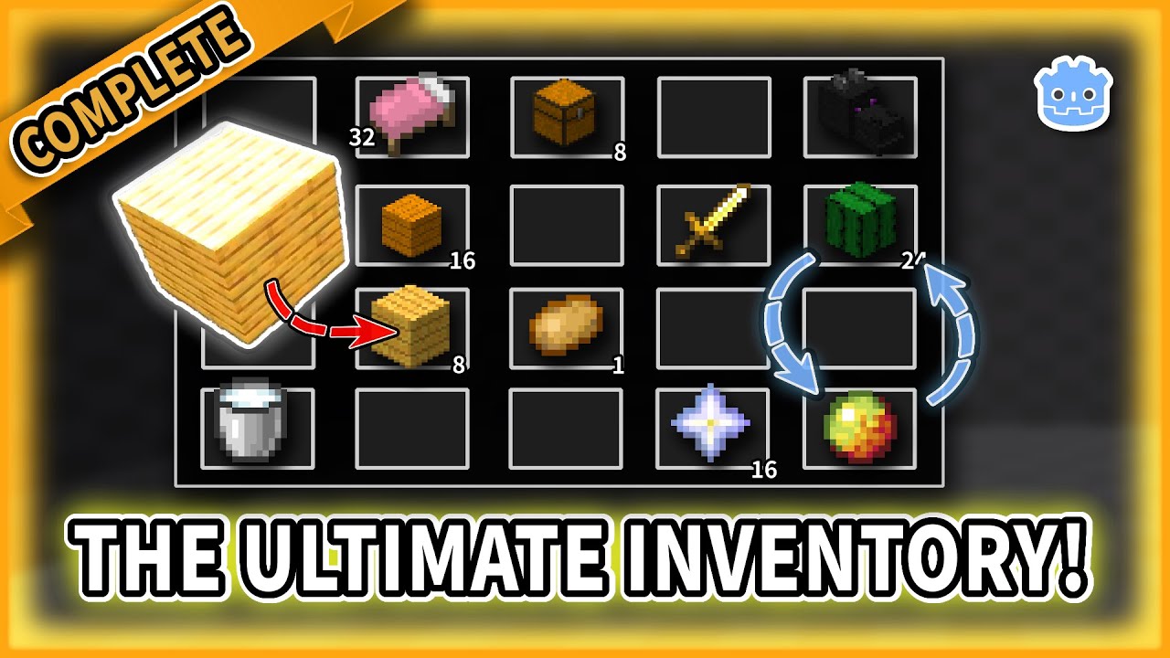 Ultimate Minecraft-Style Inventory in Godot 4 (Full Course)