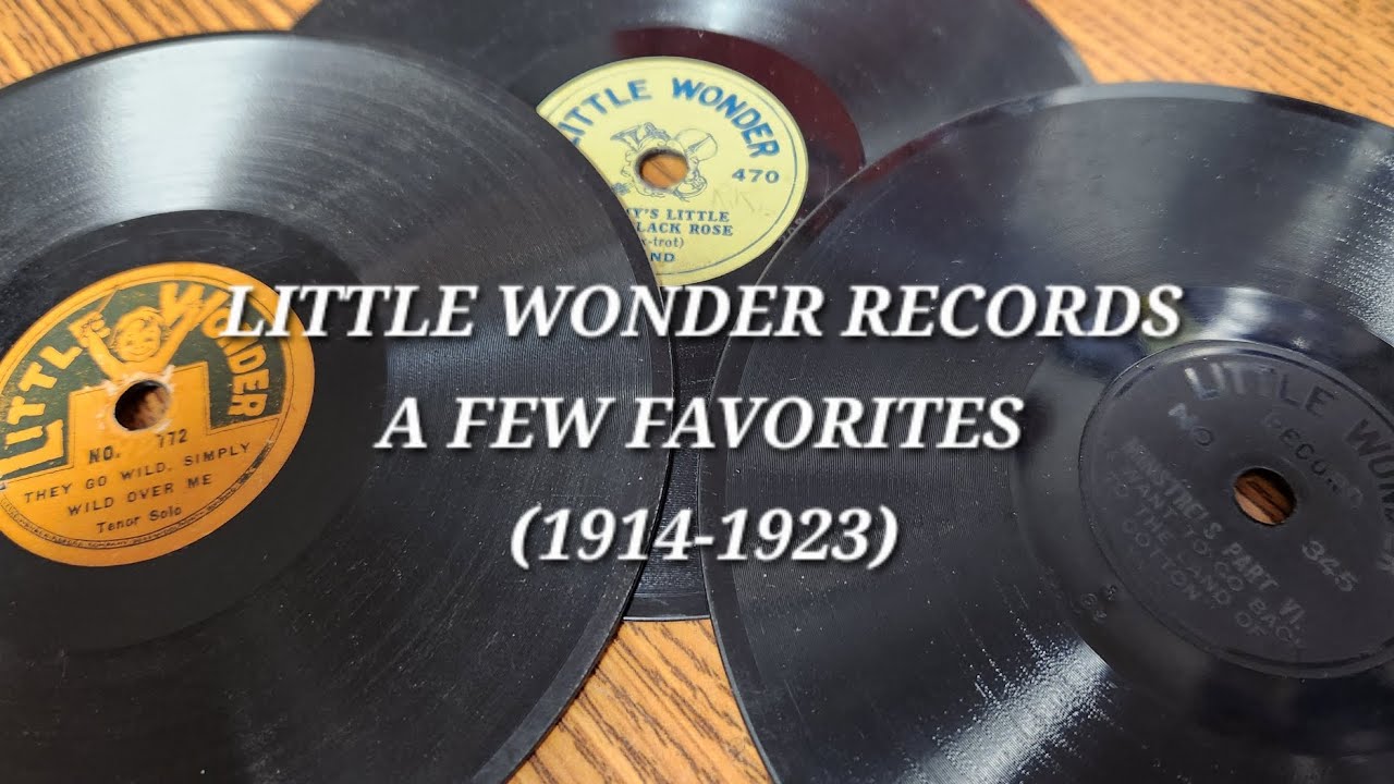 Пластинки Little Wonder 5,5 дюймов, 1914-1918 гг. • Музыкальная коллекция любимых композиций Phon...